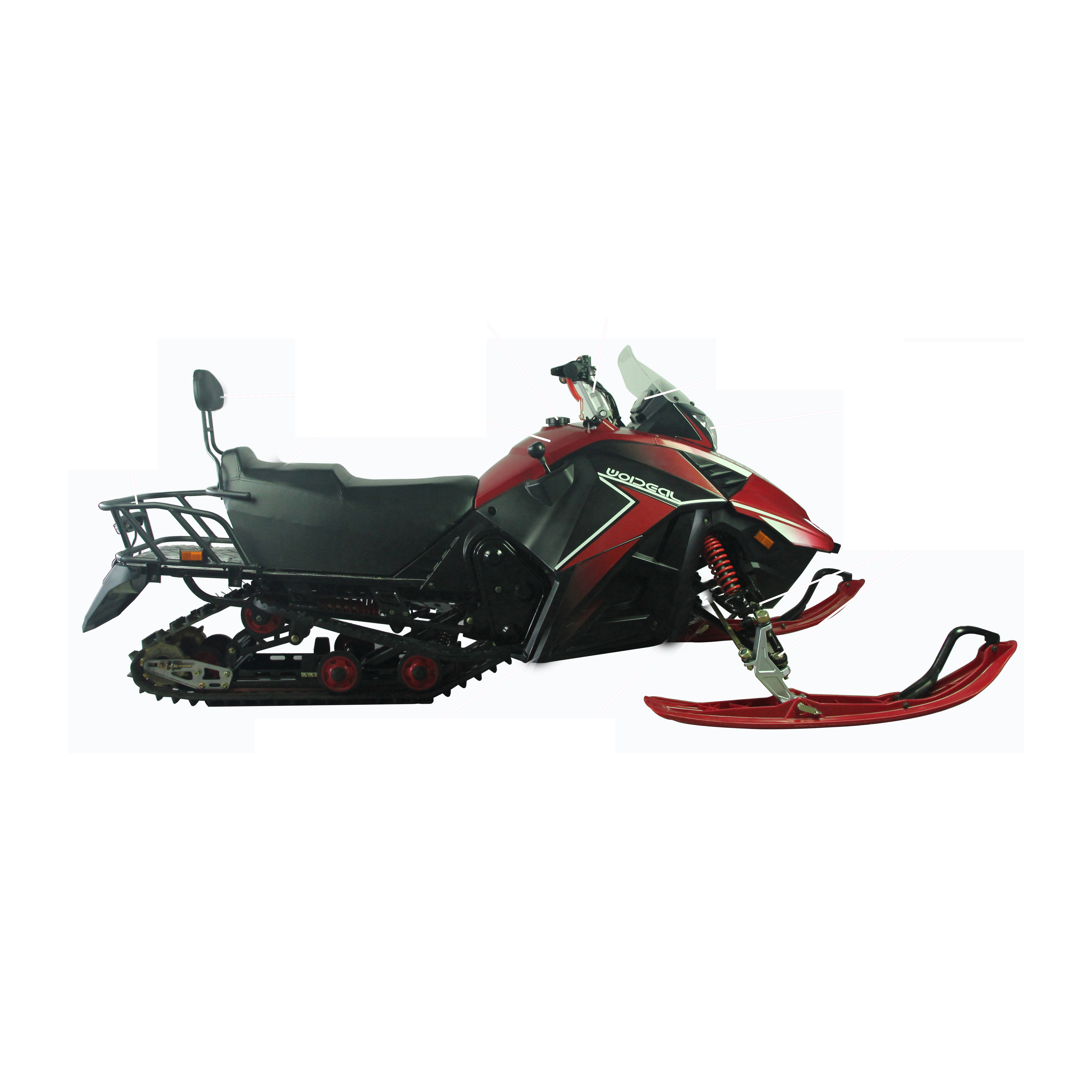 New arrivals wholesale scooter 4 Stroke snowmobile chinese snowmobiles for sale