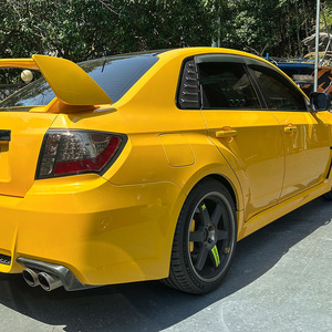 Subaru Impreza WRX STI 2011-2014 Triangular Window Louver Trim Carbon Fiber Texture ABS Adhesive <b>Car</b> <b>Decal</b> Exterior Modification - Product Image 3