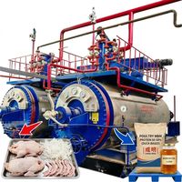 Machine de mélange CMJ-1 1.0 T/lot certifiée SGS avec arbre d'agitation sans soudure pour la fabrication de poudre de protéines animales