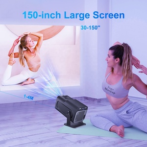 Venta al por mayor HY320 Full HD Home Theater Mini Smart Android proyector portátil al aire libre de viaje para <span class=keywords><strong>Bluetooth</strong></span> 5,0 WiFi6 300 lúmenes - Product Image 4