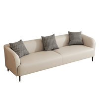 Canapé simple et moderne de petite taille, cadre en bois mobile, revêtement en cuir anti-griffures, convient à deux personnes, pour salons, salles d'attente, espaces de réception