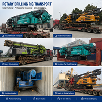 Foreuse rotative sur chenilles pour pieutage et travaux de ponts, vente en gros, prix usine