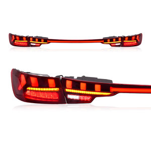 Indicatore di Direzione Dinamico a Flusso per <span class=keywords><strong>Audi</strong></span> <span class=keywords><strong>A4</strong></span> Modelli 17-23, Gruppo Fanale Posteriore a <span class=keywords><strong>LED</strong></span>, Nuovo, 12V, Lente Rossa, Plug and Play - Product Image 4