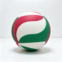 Ballon de volley-ball professionnel thermocollé, norme FIVB, en cuir PU, fabricant OEM avec logo personnalisé