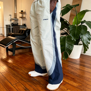 Wholesale Custom Streetwear Patchwork Polyester <b>Nylon</b> <b>Pants</b> Men Oversized Baggy Waterproof Lightweight <b>Nylon</b> <b>Track</b> <b>Pants</b> - Product Image 3
