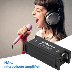 Alctron MA-1 Mikrofon-Vorverstärker Anti-Drop-Puffer Sprachverstärker Booster Aluminium Tragbarer Mikrofonverstärker Tonaufnahme - Product Image 5