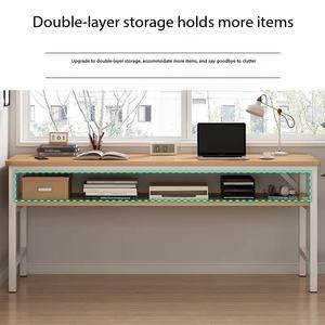 Bureau d'ordinateur moderne, bureau simple, <span class=keywords><strong>table</strong></span> d'étude pour bureau à domicile, petit espace, chambre, dortoir d'étudiant, appartement - Product Image 4