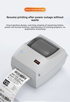 Impresora Térmica de Etiquetas USB G42D de 203dpi, Tamaño Máximo de Papel de 108mm, Garantía de 1 Año, Solo Color Negro, SDK Disponible, Compatible con Windows 10