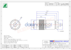 <span class=keywords><strong>N</strong></span> מחבר מהדק זכר ישר <span class=keywords><strong>n</strong></span>-סוג 1/2 סופר פלקס מחבר lmr240 rg58 - Product Image 6