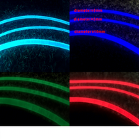 Éclairage LED à fibre optique latérale 1,0 mm 2,0 mm pour décoration automobile, étanche IP66, couleur RVB personnalisable, longueur ajustable, contrôle par application