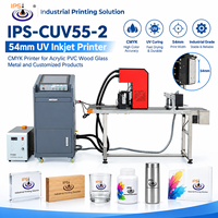 IPS-CUV55-2 Fabriqué en Chine, imprimante couleur OEM, imprimante à jet d'encre UV PIJ, machine d'impression flexographique
