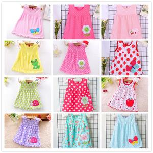 Estate 100% cotone bambino bambine gonna vestiti appena nati da 12 a 18 mesi abiti per bambini abbigliamento per bambini vestiti casual per bambini - Product Image 3