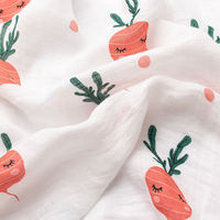 Mousseline Arbre Impression Personnalisée Bambou Coton Mousseline Coton Bébé Mousseline Couverture Wrap