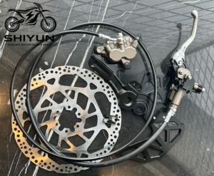 Ensemble d'étrier <span class=keywords><strong>de</strong></span> <span class=keywords><strong>frein</strong></span> arrière pour vélo électrique <span class=keywords><strong>de</strong></span> motocross SURRON Lightbee Ultrabee à double piston noir - Remplacement pour Quadzilla - Product Image 5