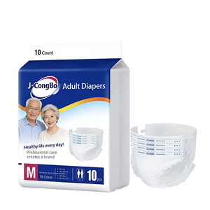 J.CongBo Échantillon Gratuit Vente en Gros <span class=keywords><strong>Couches</strong></span>-<span class=keywords><strong>culottes</strong></span> pour Adultes Économiques Super Épaisses Film PE <span class=keywords><strong>Taille</strong></span> XL Jetables à Enfiler - Product Image 1