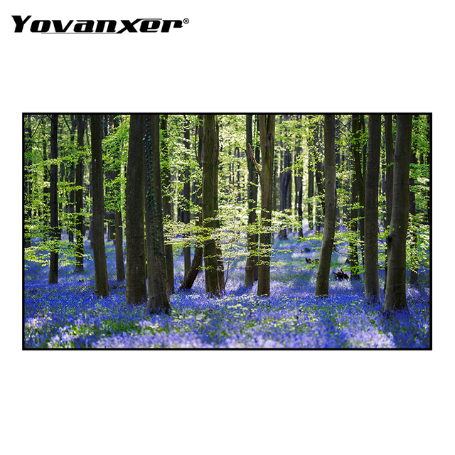 New Launch Fresnel ALR Projection Screen Anti-light Rejecting Fixed Frame Best for Normal Projector CLR 8K 4K HD