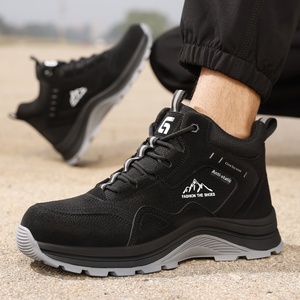 Chaussures de sécurité Guyisa antistatiques, imperméables, à tige haute, en cuir microfibre, ESD, pour atelier, station-service, salle blanche - Product Image 2