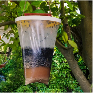 Hanyang vente chaude en plein air Non toxique Portable sac de piège à mouches Transparent piège à mouches suspendu mouche tuer sac de contrôle - Product Image 6