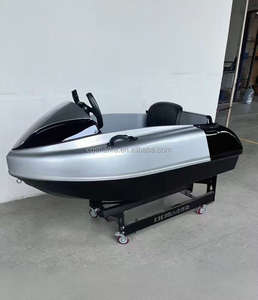 Mini <span class=keywords><strong>jet</strong></span> <span class=keywords><strong>ski</strong></span> électrique pour les sports <span class=keywords><strong>de</strong></span> loisirs, la pêche, les clubs nautiques et la dérive en rivière, fabriqué en fibre <span class=keywords><strong>de</strong></span> verre durable - Product Image 4