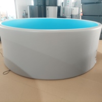 OEM Großhandel Sommer Großer Hochwertiger Tragbarer Wasserschwimmpool, Aufblasbarer PVC-Swimmingpool mit Eigenem Logo