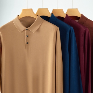 <span class=keywords><strong>Polo</strong></span> da <span class=keywords><strong>uomo</strong></span> in <span class=keywords><strong>lana</strong></span> tinta unita maglia maglia di <span class=keywords><strong>lana</strong></span> O collo camicia a <span class=keywords><strong>manica</strong></span> <span class=keywords><strong>lunga</strong></span> a strati di Base per gli uomini - Product Image 6