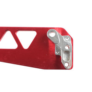 Silberne Aluminium-Verstrebung für die hintere untere Querlenkerträgerstrebe für Honda Civic EK - Product Image 5