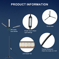 Lampu Tumbuh LED Spektrum Penuh Dapat Diredupkan untuk Sukulen, Kaktus, Bonsai, Rumah Kaca, Lampu Tanaman Dalam Ruangan dengan Timer