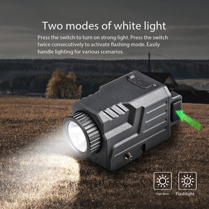 Linterna Táctica de 800 Lúmenes con Cuerpo de ABS, Resistente al Agua y con Clasificación IP65, Modo Estroboscópico Recargable para Camping y Defensa del Hogar - Product Image 2