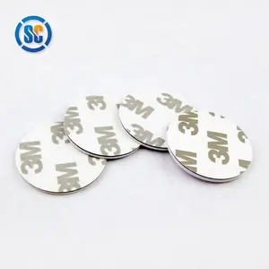 Không thấm nước 13.56MHz Mini RFID đĩa thẻ đồng xu với nhãn dán đường kính 25mm/30mm NFC F08 125Khz tk4100 thẻ chip thẻ RFID