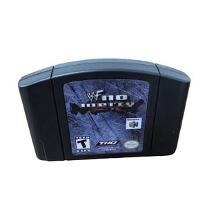 Cartouche de jeu vidéo <span class=keywords><strong>WWE</strong></span> No Mercy pour Nintendo 64, coque noire, version américaine NTSC pour accessoires de <span class=keywords><strong>jeux</strong></span> Everdrive N64 - Product Image 1