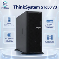Serveur tour rackable Lenovo ST650 V3 4U, double processeur Xeon Scalable, 32 DIMMs, stockage NVMe 32x 2,5 pouces