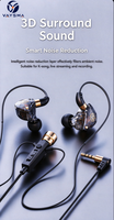 Microphone Lavalier à Fixation Auriculaire pour Karaoké et Diffusion en Direct