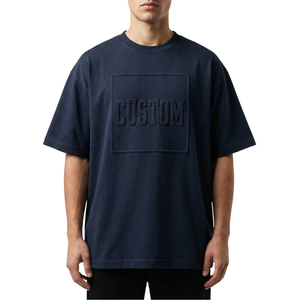 เสื้อยืดคอกลมแขนสั้นผู้ชายผ้าฝ้าย 100% พิมพ์ลายคุณภาพสูง - Product Image 5