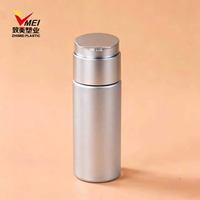 Bouteille en plastique PET à double pompe multi-usages 300 ml, impression personnalisée, double compartiment, emballage de lotion de beauté