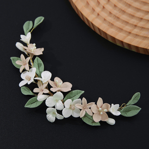 Corona di Fiori in Argilla Polimerica Fatta a Mano Stile Boho, Accessorio <span class=keywords><strong>per</strong></span> Capelli da Sposa e <span class=keywords><strong>Damigelle</strong></span> - Product Image 3