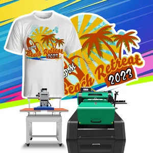 Machines d'imprimante multifonctionnelles MT DTF avec couleurs vives et bonnes gradations, idéales pour toute impression de vêtements, sur n'importe quel placement