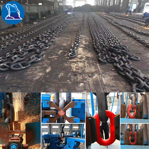 Chaîne <span class=keywords><strong>d</strong></span>'<span class=keywords><strong>ancrage</strong></span> marine en acier forgé, <span class=keywords><strong>avec</strong></span> ou sans <span class=keywords><strong>goujon</strong></span>, revêtement noir, pour chaîne <span class=keywords><strong>d</strong></span>'amarrage et accessoires, CN;HUN Prix Chine - Product Image 3