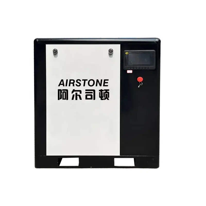 Airstone điện áp kép 220V 440V 60Hz 10HP 20HP 30HP 50hp quay trục vít Máy nén khí 8bar 10BAR với mam6080 Wifi điều khiển