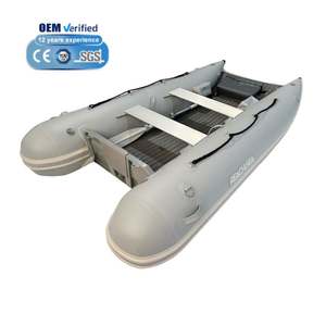 REACHSEA chat Minuscule Petit Catamaran Gonflable En Caoutchouc PVC Double Ponton Air Floor Hypalon Float Drop Stitch Dinghy <span class=keywords><strong>Voilier</strong></span> - Product Image 3