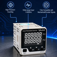 Compteur numérique PIDMaxwell JS100 48x48mm à double affichage 6 chiffres, microprocesseur, AC85-265V, RS485 en option