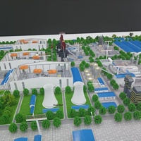 Modelo a Escala Industrial 002, Equipo de Modelado de Terreno Personalizado para Plantas Químicas, Planificación Urbana y Desarrollo Inmobiliario