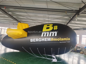 Publicidad de <span class=keywords><strong>globos</strong></span> de helio grandes inflables, dirigible de globo aerostático, dirigible de helio de 6m, dirigible de helio atado a Gas - Product Image 5