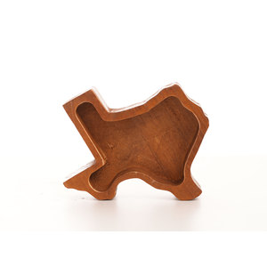 FORHER <strong>Map</strong> Of The United States Shape Handcrafted Paulownia Wooden Dough Rustic Home Decor Wood Candle Bowls For Making Candle - Product Image 3