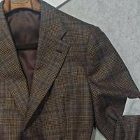 Blazer Homme Marron Sur Mesure Style Italien Croisé Prince de Galles ODM 21 Ans d'Expérience Faible MOQ Coupe Slim Veste de Sport pour Mariage et Fêtes Vente en Gros