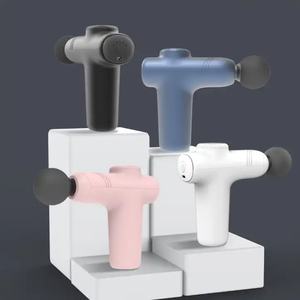 NOUVEAU Masseur portatif, mini pistolet de massage, massage vibrant des muscles, massage corporel sans fil, boîtier ABS, appareil à utiliser avec 4 têtes - Product Image 6