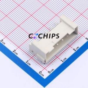 W396112K-6PW2411 Wire-to-Board Pin Header SMD,P=3.96mm Connector 1x6P 3.96mm Horizontal Mount VH - Product Image 1
