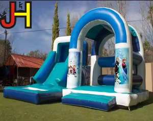 <span class=keywords><strong>Château</strong></span> <span class=keywords><strong>gonflable</strong></span> Frozen avec toboggan, structure de saut <span class=keywords><strong>gonflable</strong></span> Frozen avec toboggan intégré - Product Image 2