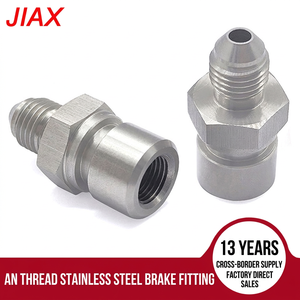 Nuevo Adaptador de Conexión para Línea de Freno SS304 AN3 AN4, Macho Flare a Rosca Hembra 3/8-24 M10x1.0 M10x1.25, Mecanizado CNC de Precisión - Product Image 6