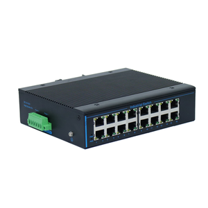 Venta caliente 100M 16 puertos Industrial POE Ethernet <span class=keywords><strong>Switch</strong></span> 100Mbps Unmanaged 35mm DIN Rail Network <span class=keywords><strong>Switch</strong></span> POE <span class=keywords><strong>Switch</strong></span> - Product Image 2