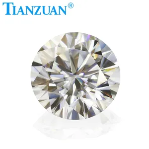 3-12mm GH colore bianco Moissanite rotondo brillante taglio pietra preziosa sciolta per gioielli